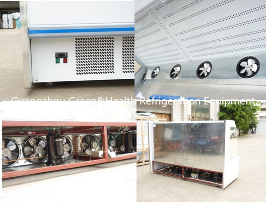 De dynamische Ventilator/Evaporator Open Koeling van Multideck 3000 * 900 * 1980MM