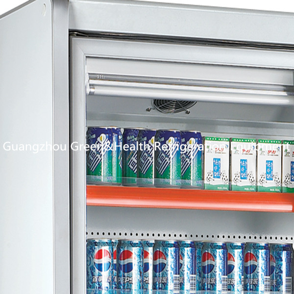 Freestanding de Vertoningsijskast van de 3 Deuren Commerciële Drank voor Wandelgalerij