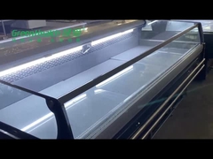 De enige Diepvriezer van de de Delicatessenwinkelvertoning van het Temperatuur Verse Rundvlees voor Vleeswinkel