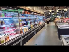 Witte Open Vertoningskoelkast Met alle accomodatie voor Dranken/Melk 2m Grote Capaciteit