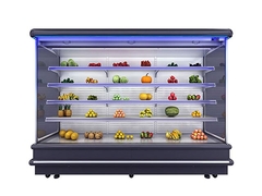 Koeldrankgoederen Open Display Chiller Met LED-licht