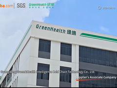 1000L commerciële gebogen glas top eiland display vriezer voor supermarkt