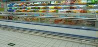 Diepvriezer 90mm van het supermarkteiland Met alle accomodatie met Toughed-Lichaam -20°C - 18°C