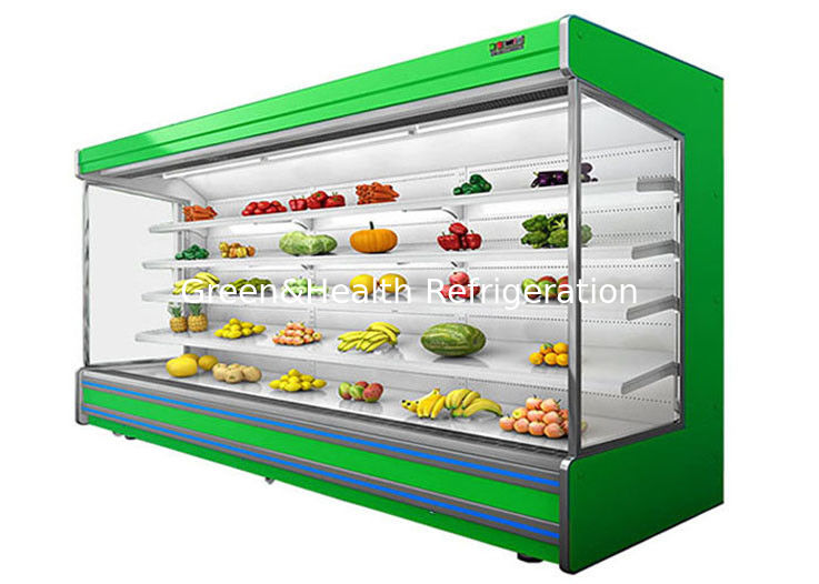 Plantaardige Openlucht Koelere Multideck Juice Fruit Mall Refrigerator