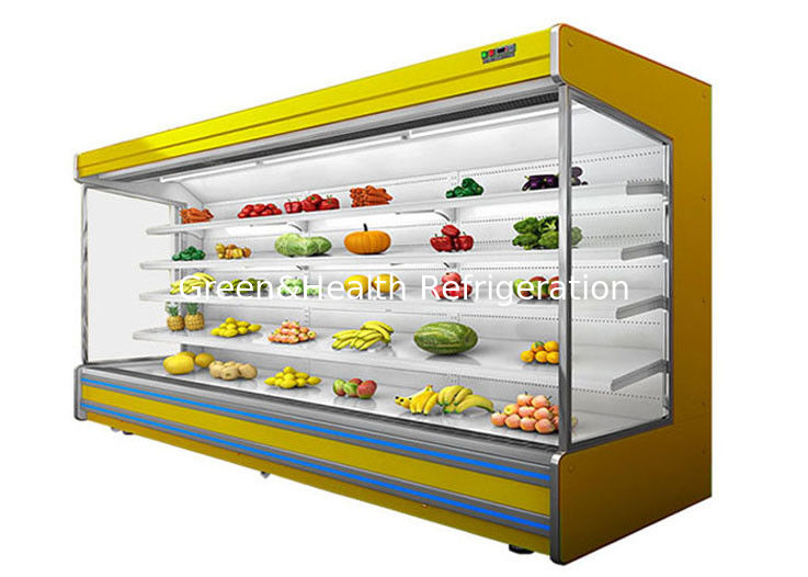 Plantaardige Openlucht Koelere Multideck Juice Fruit Mall Refrigerator