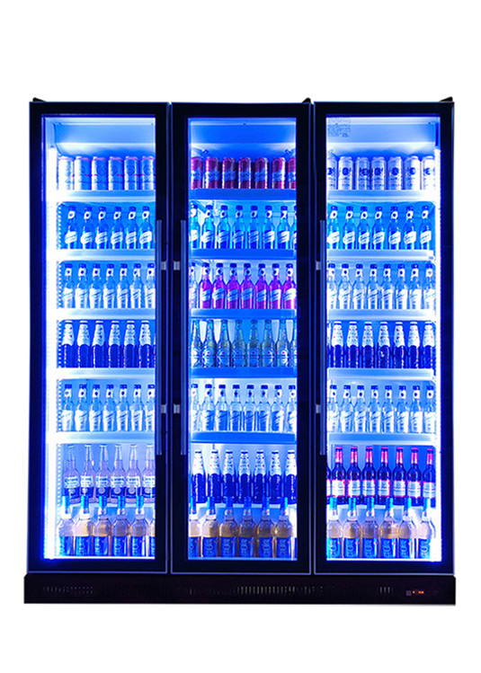 De populaire Commerciële Koeler van de Frisdrankenvertoning met Tricolor-LEIDEN Licht
