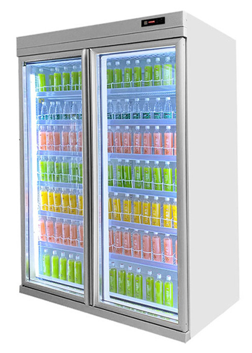 Fabrieksprijs de Harder van de de Drankvertoning van de Luchtkoelingsmelk voor Detailhandel
