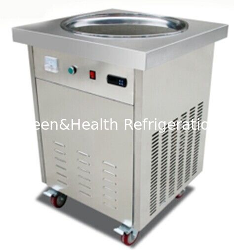 1.5kw Fast Frosting Speed Fried Ice Cream Machine met 201 roestvrij staal constructie