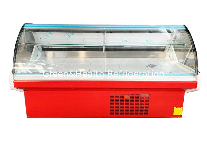 Commerciële koelkast met een capaciteit van 100 liter, met vooropvouwbare glazen deur en LED-verlichting 6500K