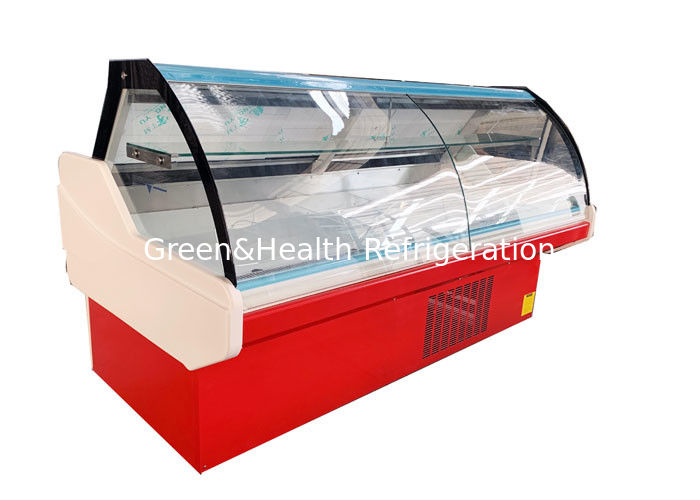 Commerciële koelkast met een capaciteit van 100 liter, met vooropvouwbare glazen deur en LED-verlichting 6500K