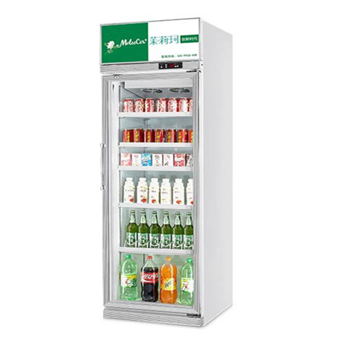 457L mini glas deur display koeler 1 deur display vriezer voor US Standard 17 Cu.Ft