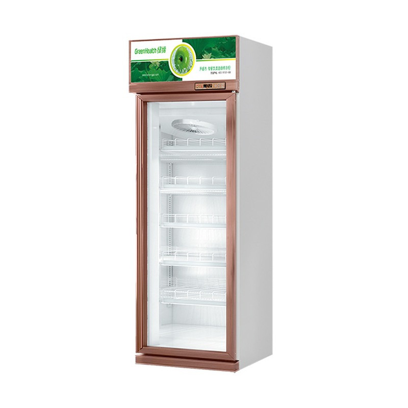 457L mini glas deur display koeler 1 deur display vriezer voor US Standard 17 Cu.Ft