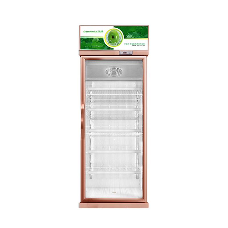 457L mini glas deur display koeler 1 deur display vriezer voor US Standard 17 Cu.Ft