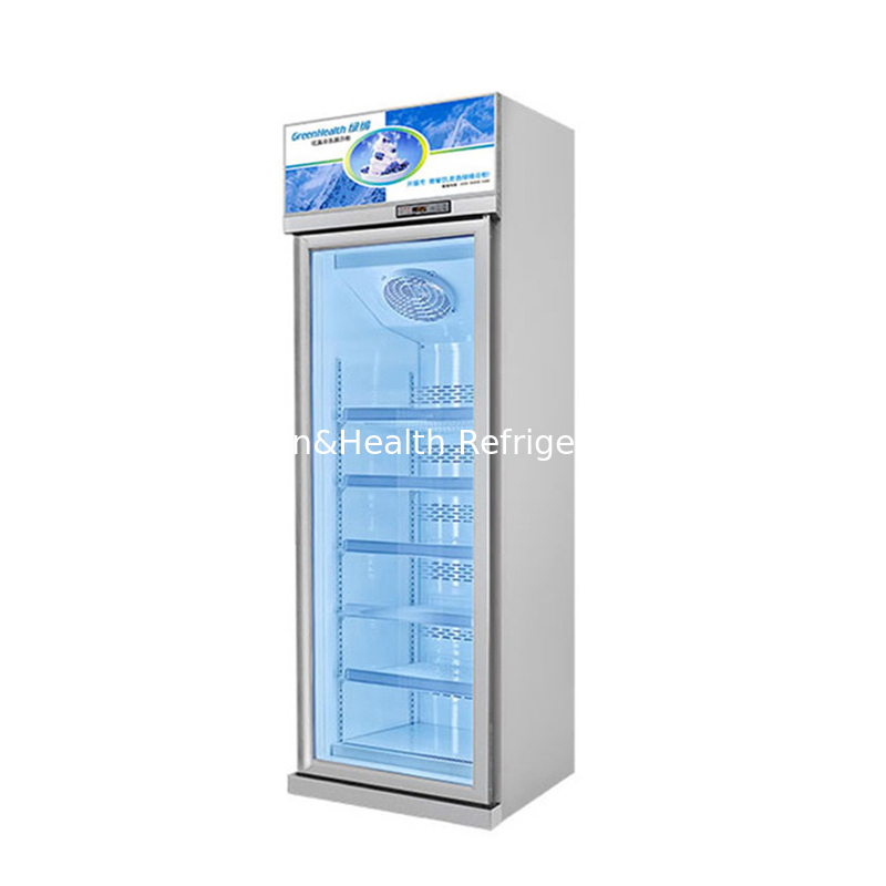 Ventilator koelsysteem 3 deuren Verticale glazen deur vriezer met Wanbao compressor