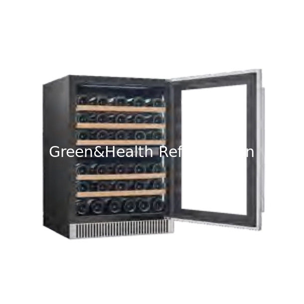 ETL-certificaat Ruimtebesparende dubbele zone koeler van roestvrij staal voor de opslag van wijn en bier