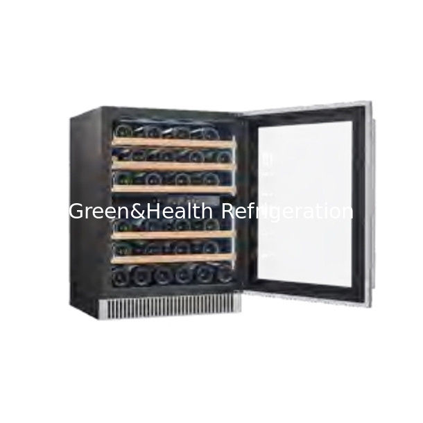 ETL-certificaat Ruimtebesparende dubbele zone koeler van roestvrij staal voor de opslag van wijn en bier