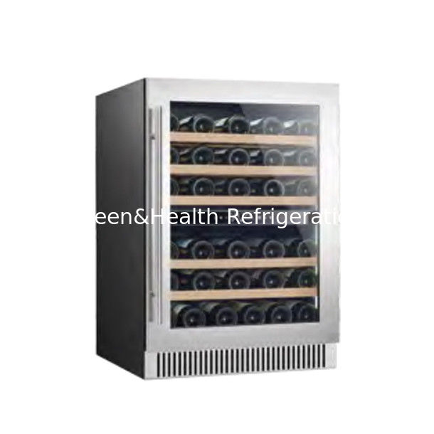 ETL-certificaat Ruimtebesparende dubbele zone koeler van roestvrij staal voor de opslag van wijn en bier