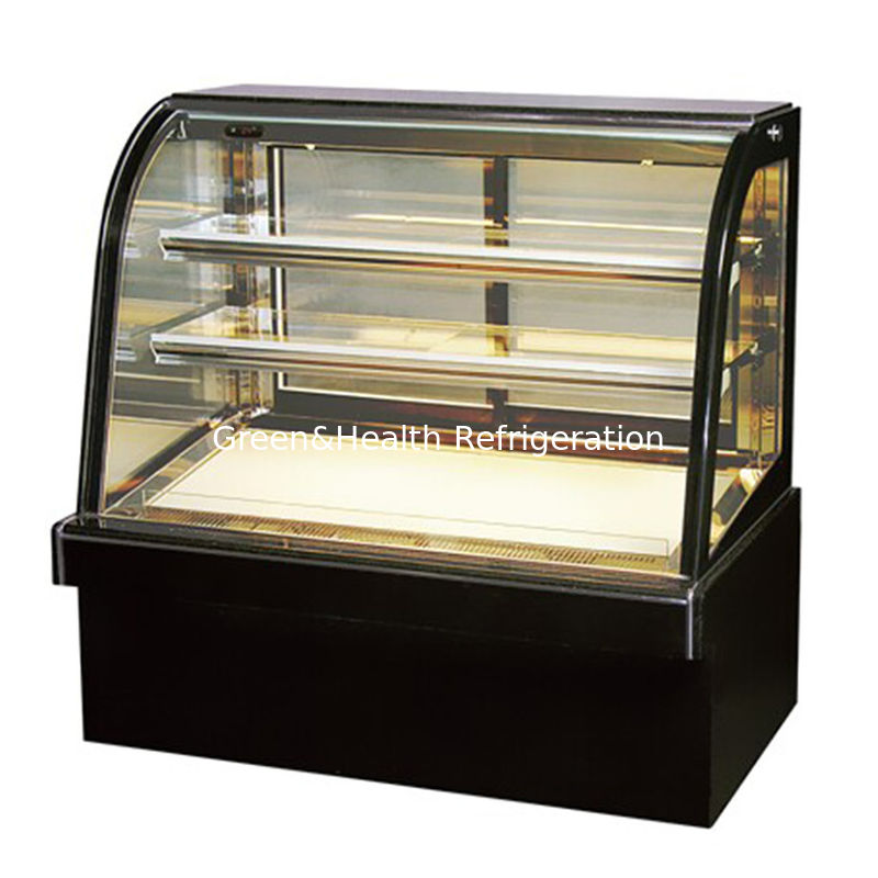 LED licht bakkerij kast Cake Display Chiller Met gemakkelijk bewegende wiel