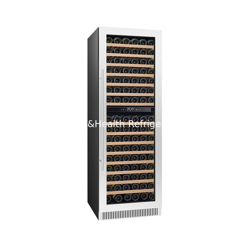 ETL-certificaat Aanpasbaar 185 flessen 445L wijn display koelkast Met 110V 220V 50HZ 60HZ