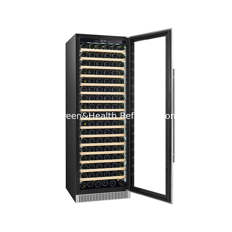 ETL-certificaat Aanpasbaar 185 flessen 445L wijn display koelkast Met 110V 220V 50HZ 60HZ