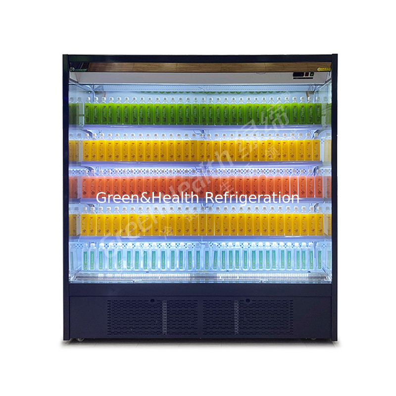 Commerciële ruimtes Multideck open koeler om producten fris en koel te houden