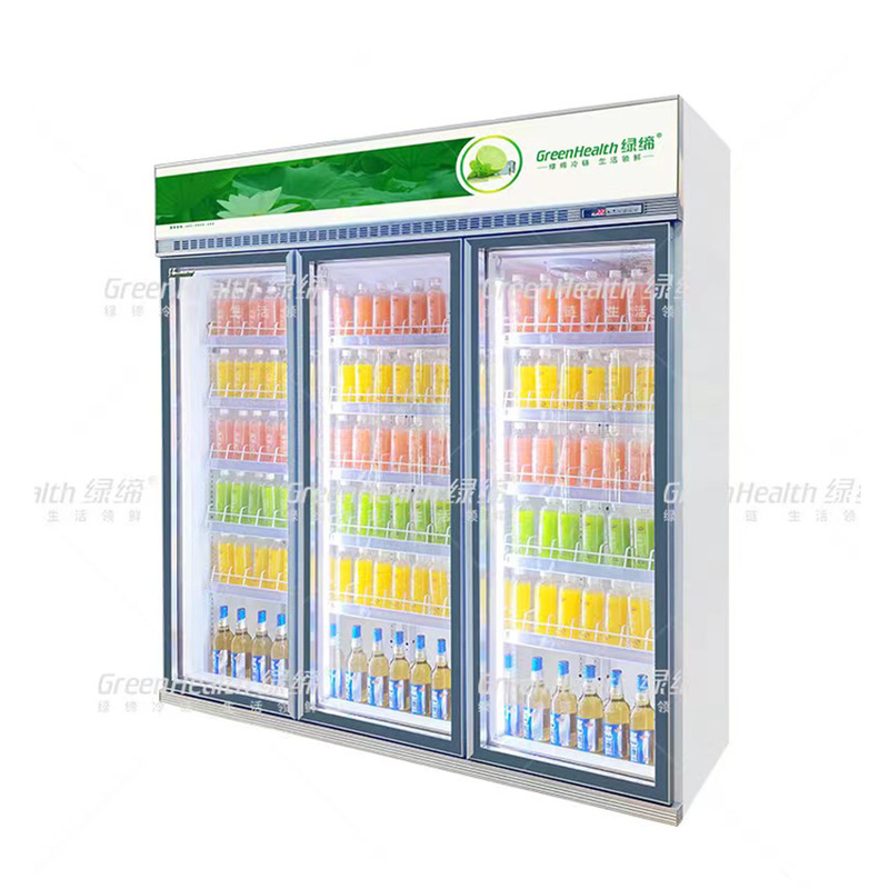 5 lagen commerciële drankkoeler met digitale controller voor supermarktkoeloplossing