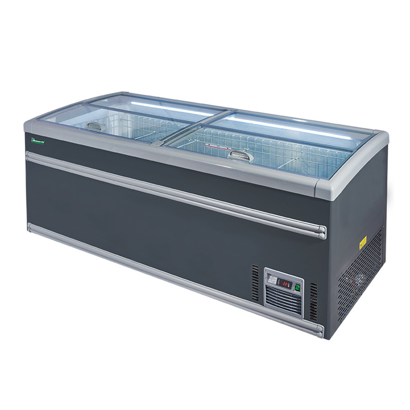 Productaanbieding Supermarkt Borst Deep Combinatie Open Top Island Freezer