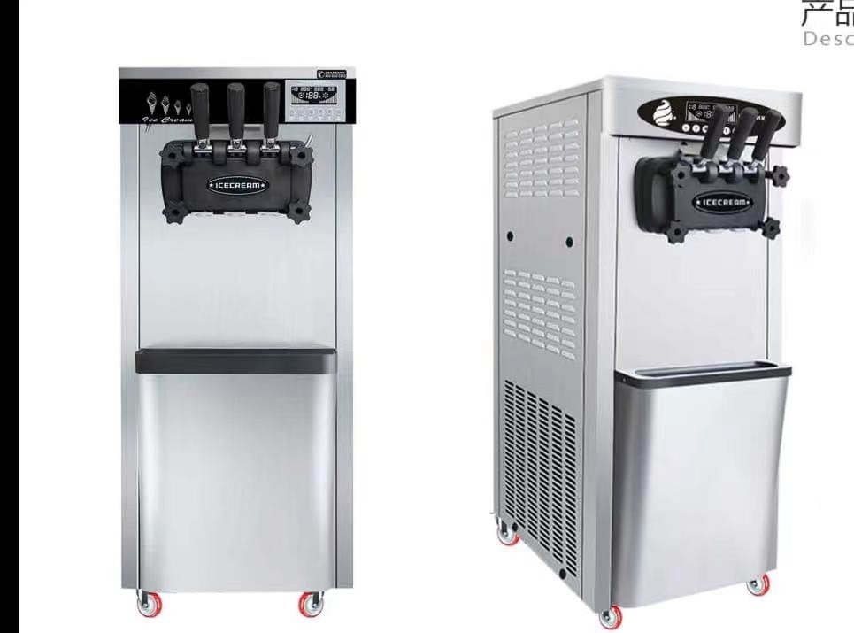 22L vloerstandend type ijsmachines met drievoudige smaak