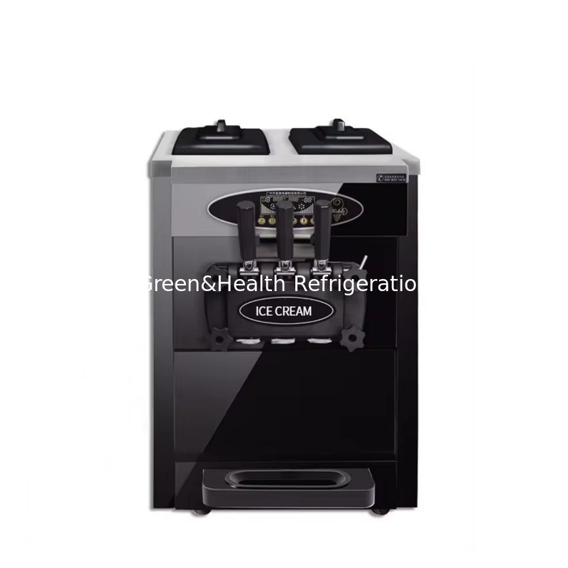 3 smaak vloer stand 304 roestvrij staal ijs maken machines met casters