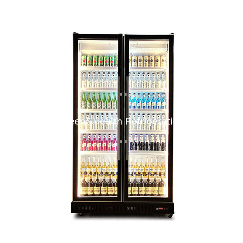 Swing Door Liquor Drinks Display Freezer met R290 koelmiddel en laag E glas