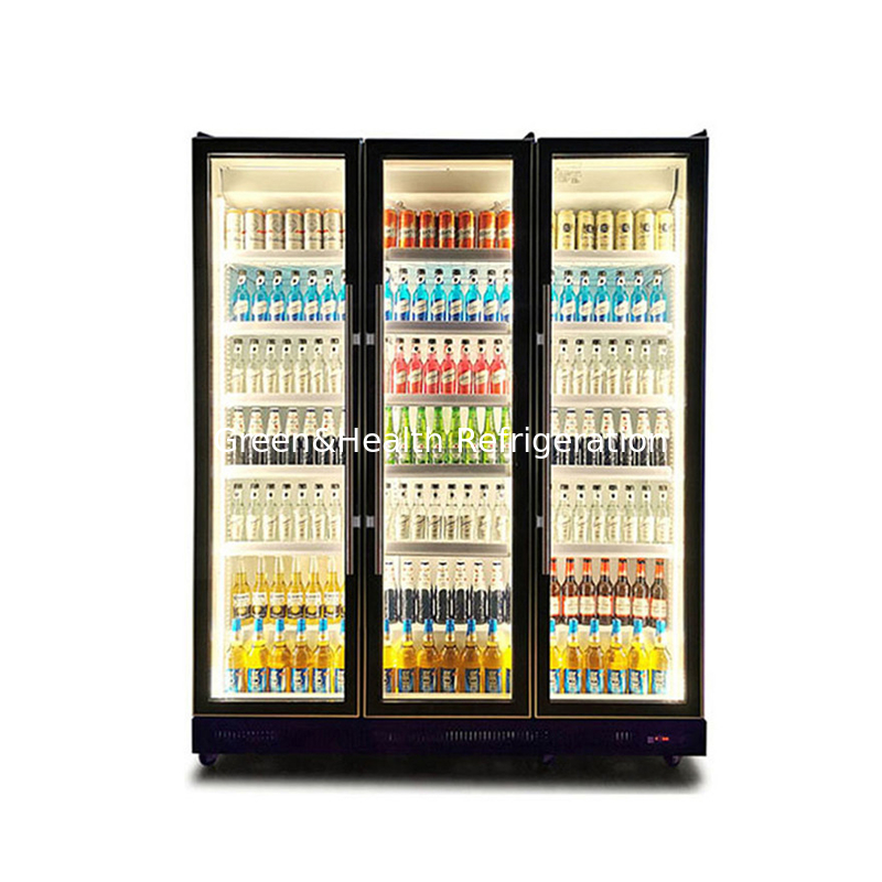 Swing Door Liquor Drinks Display Freezer met R290 koelmiddel en laag E glas