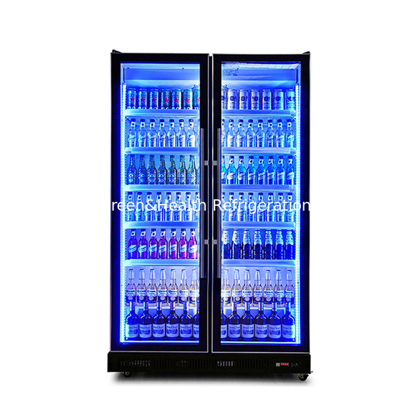Swing Door Liquor Drinks Display Freezer met R290 koelmiddel en laag E glas