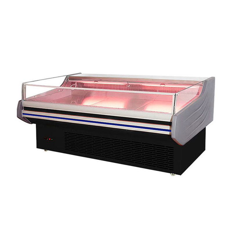 Grote -2 ~ 8oC mobiele draagbare Deli Meat Display Koelkast Open vriezer