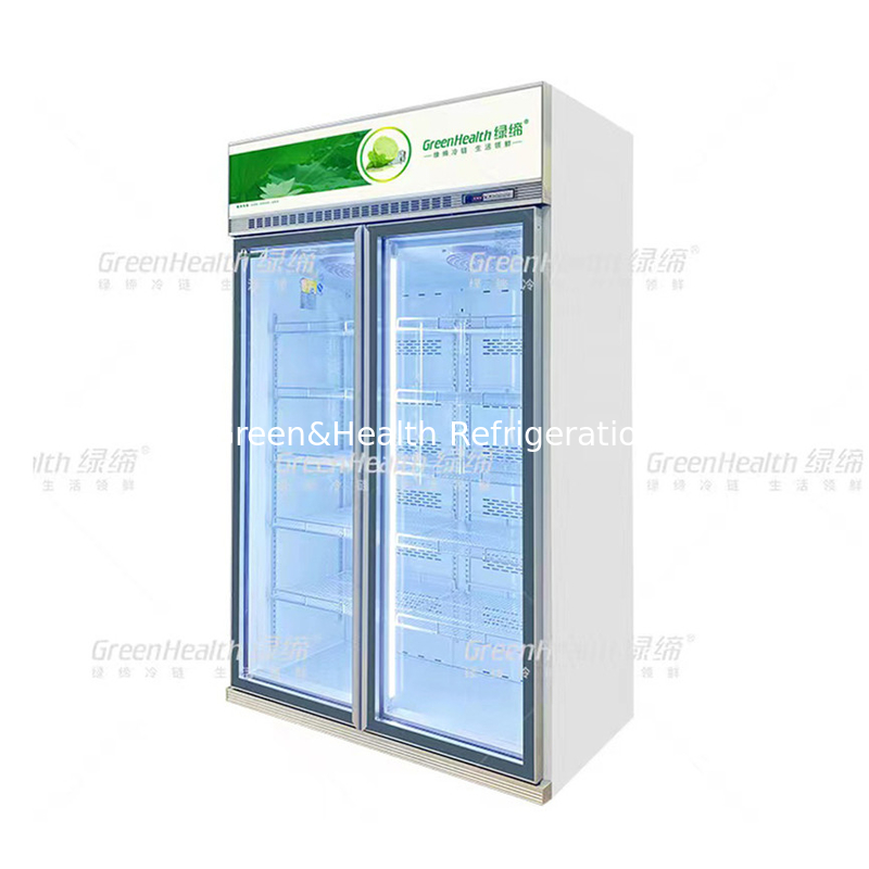 Geavanceerde op maat gemaakte supermarkt 5 lagen koeler met ventilator koeling en Cubigel compressor unit