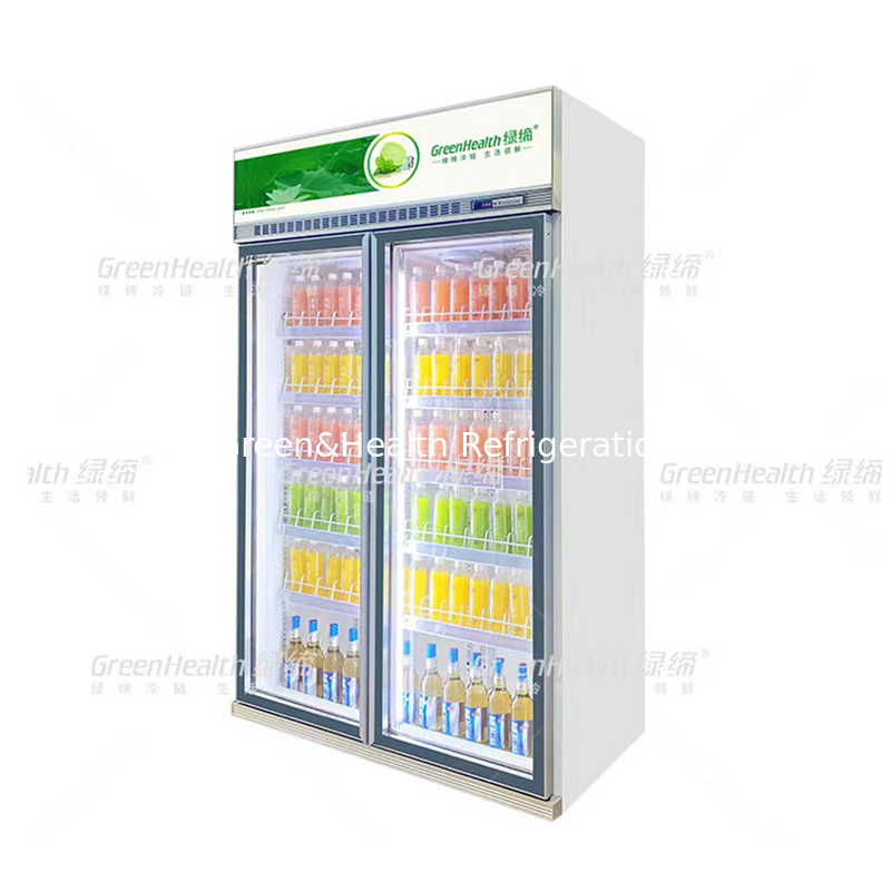Geavanceerde op maat gemaakte supermarkt 5 lagen koeler met ventilator koeling en Cubigel compressor unit