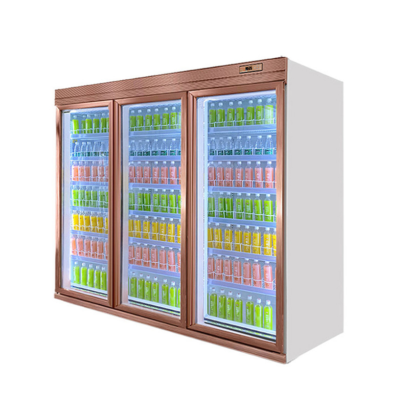 5 lagen verstelbare schap glazen deur drankkoeler met R22 Panasonic compressor