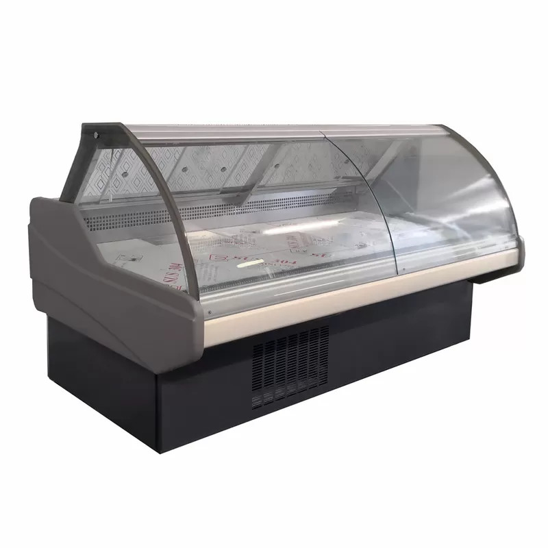 Plug-in systeem Deli Display Koelkast Vlees Display Koeler Case For Shop