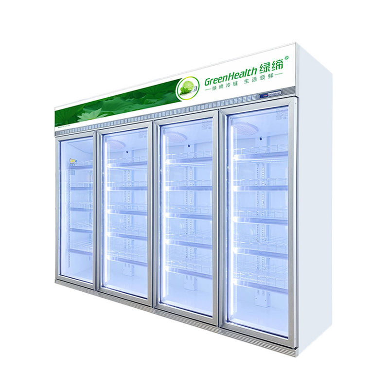 Single 2 3 4 Door Commercial Beverage Cooler voor de supermarkt