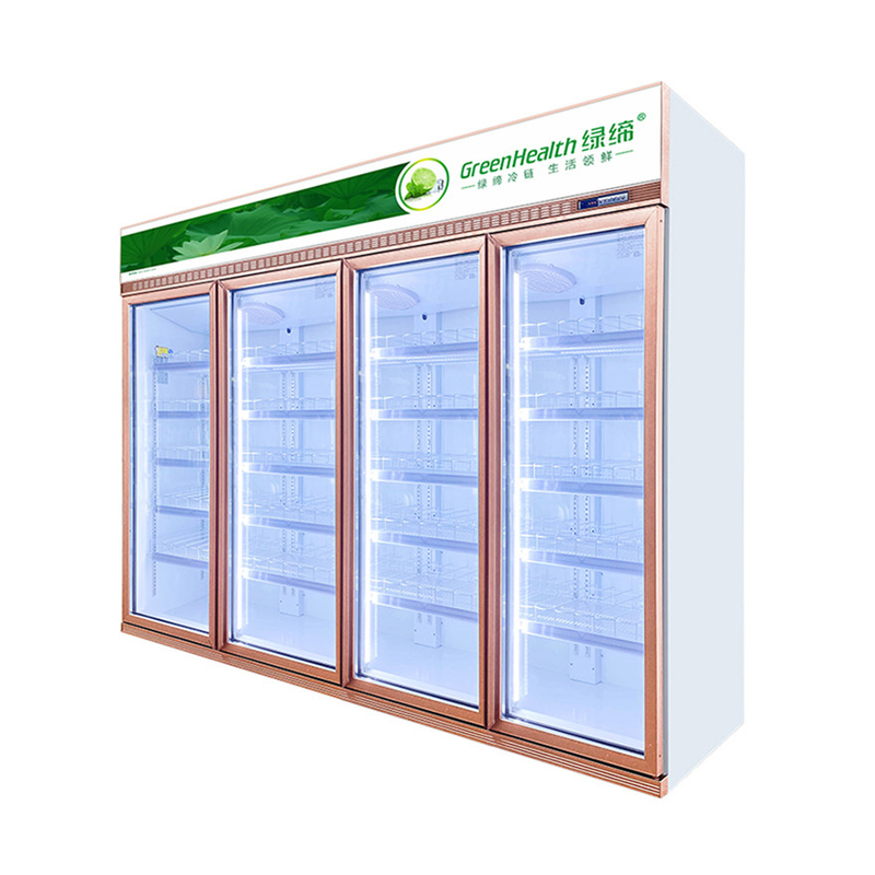 Single 2 3 4 Door Commercial Beverage Cooler voor de supermarkt