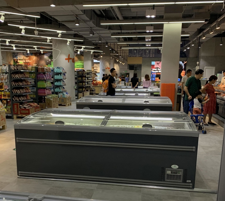 Direct koelsysteem Commerciële display vriezer met een temperatuur van -18-22°C en een volume van 630L