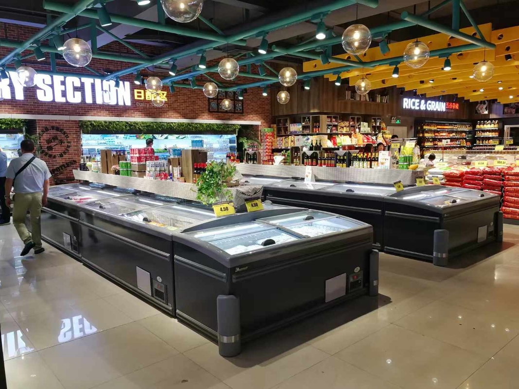 Direct koelsysteem Commerciële display vriezer met een temperatuur van -18-22°C en een volume van 630L