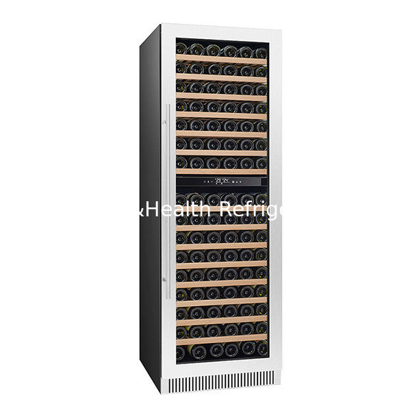 ETL-certificaat 326 eenheden uitgerust met twee glazen deuren drie onafhankelijke temperatuurwijnkoelers