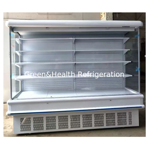 Supermarkt / winkel Fruit & Vegetable Storage Display Air Curtain Cabinet Vrieskas