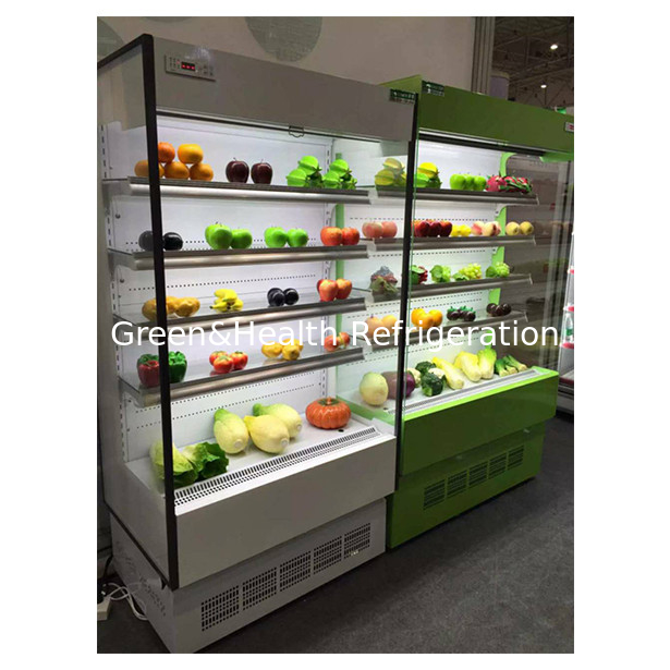 Commerciële laagtemperatuur kleine groenten- en fruitopslagplaat Kleine luchtgordijnkas vriezer