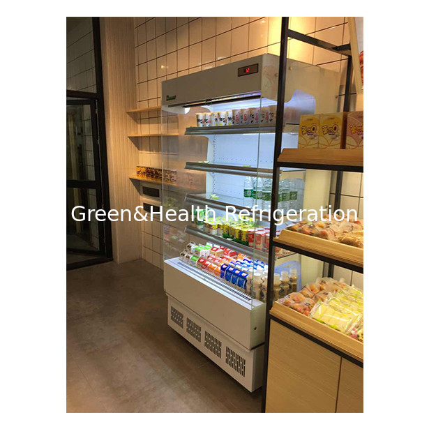 Commerciële laagtemperatuur kleine groenten- en fruitopslagplaat Kleine luchtgordijnkas vriezer