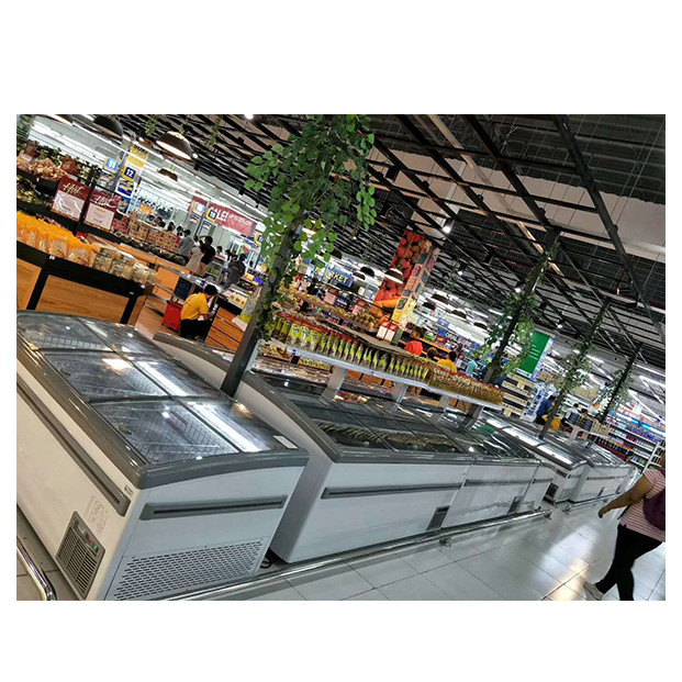 Commerciële horizontale vriezer/vleesbalopslagplaats