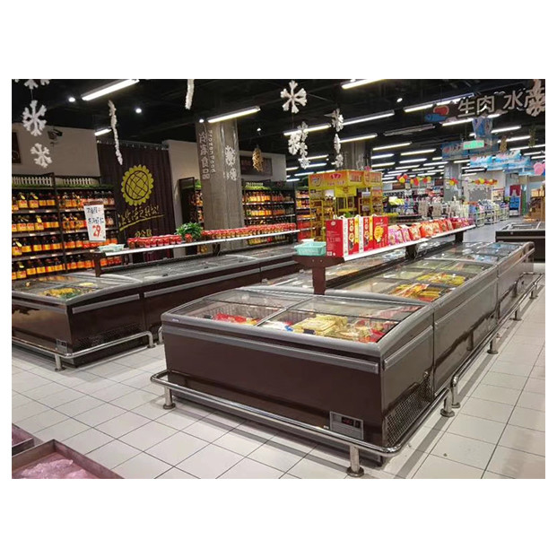 Commerciële horizontale vriezer/vleesbalopslagplaats