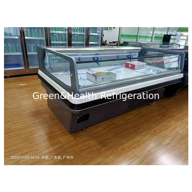 Hoogwaardige horizontale geïmporteerde compressor snelle koeling laagtemperatuur vers vlees opslag display vriezer