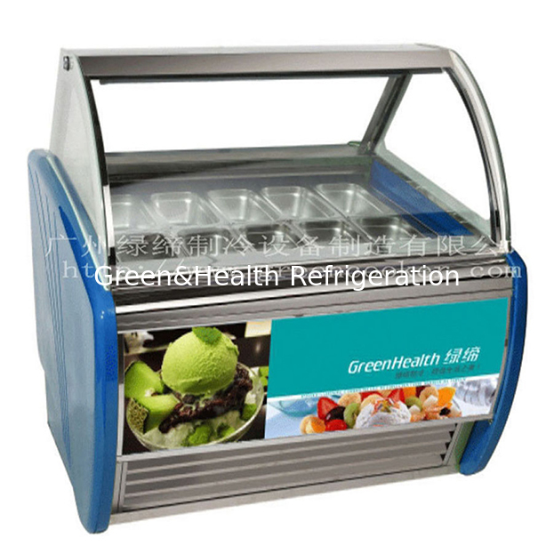 Gemakswinkel/Winkel Commerciële Multiplaat IJsdisplay Vrieskast