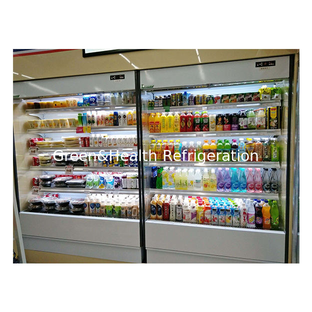 Kleine Gemakswinkel Vijflaags Plank Fruit Opslag Display Kleine Open Vriezer